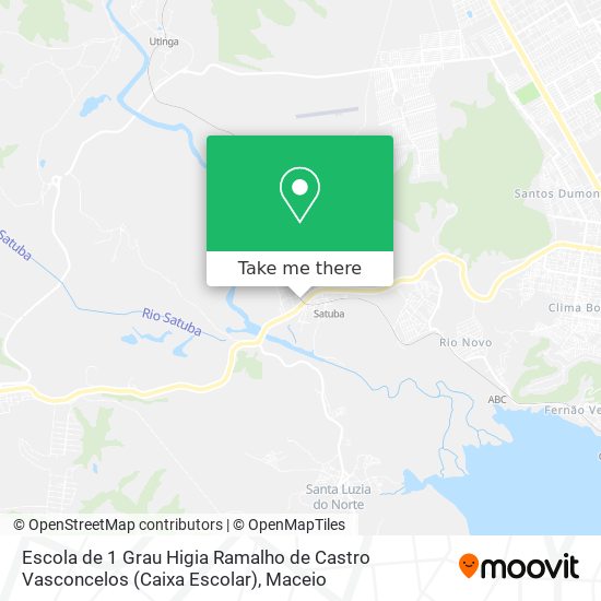 Mapa Escola de 1 Grau Higia Ramalho de Castro Vasconcelos (Caixa Escolar)