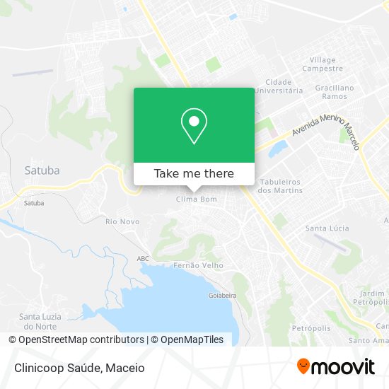 Clinicoop Saúde map