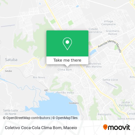 Coletivo Coca-Cola Clima Bom map