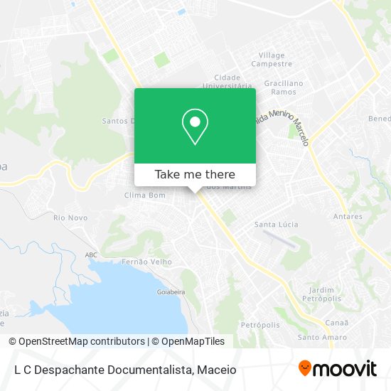 L C Despachante Documentalista map
