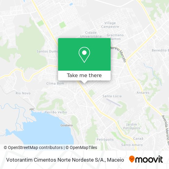 Votorantim Cimentos Norte Nordeste S / A. map