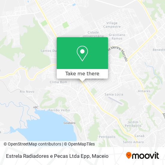 Estrela Radiadores e Pecas Ltda Epp map