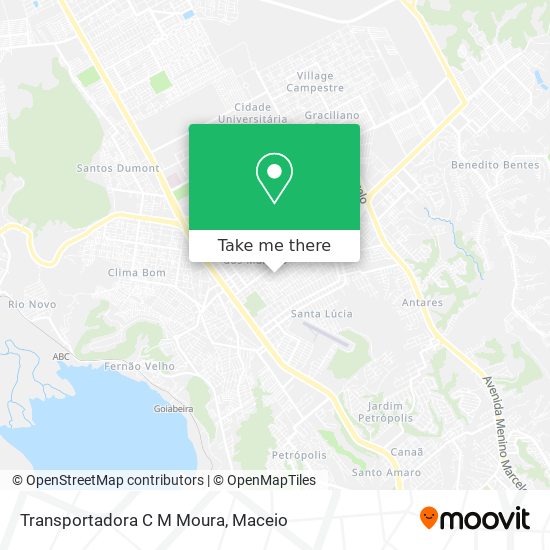 Transportadora C M Moura map