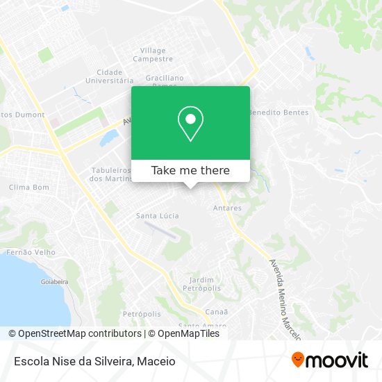 Mapa Escola Nise da Silveira