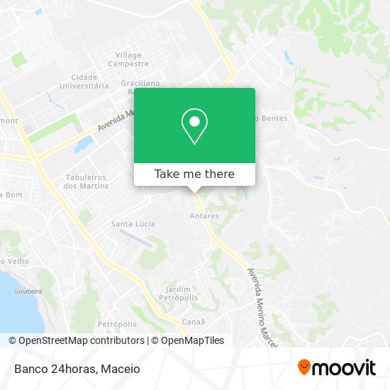 Banco 24horas map