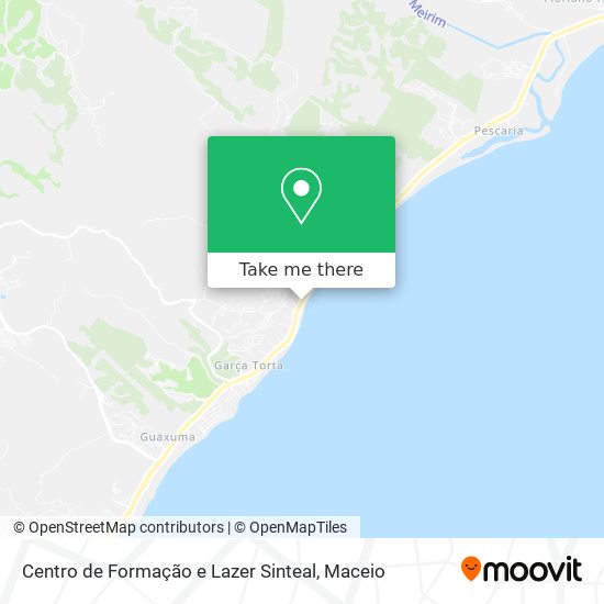 Centro de Formação e Lazer Sinteal map