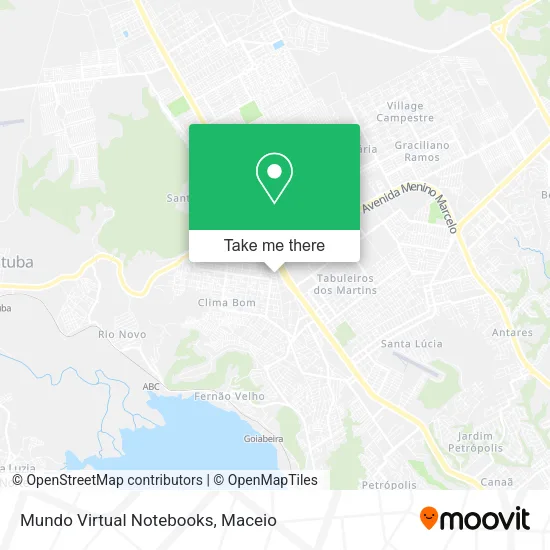 Mundo Virtual Notebooks map