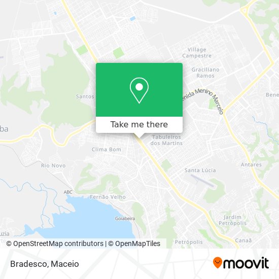 Bradesco map