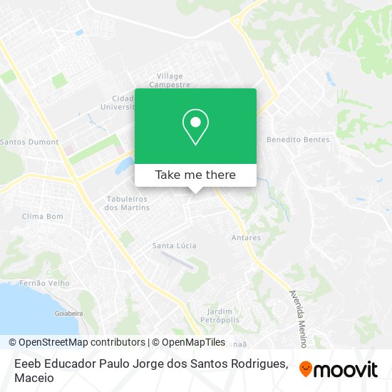 Eeeb Educador Paulo Jorge dos Santos Rodrigues map