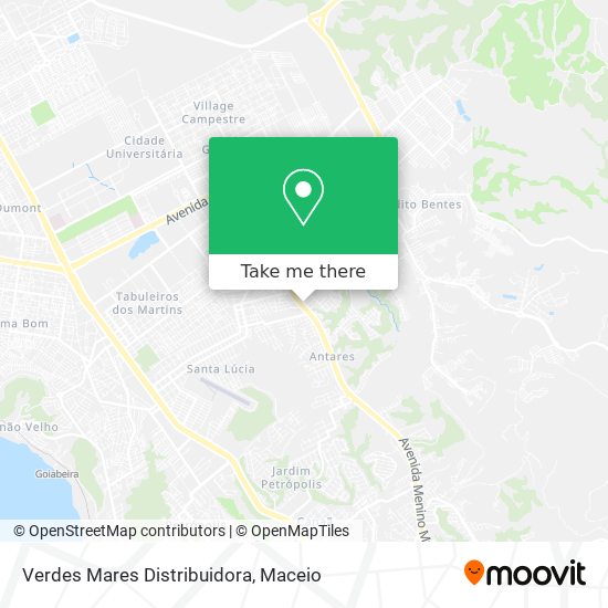 Verdes Mares Distribuidora map