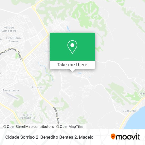 Mapa Cidade Sorriso 2, Benedito Bentes 2
