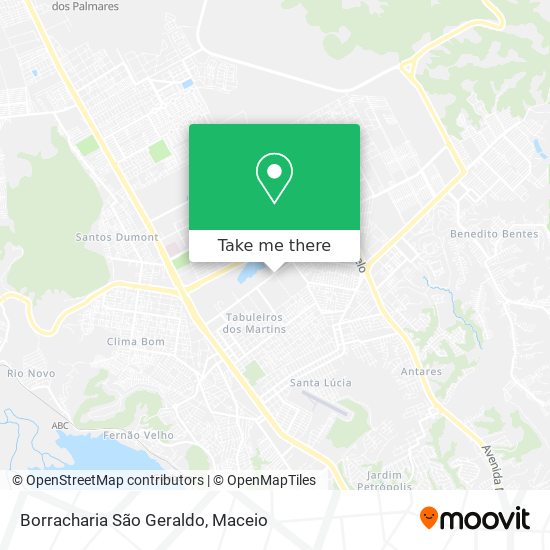 Borracharia São Geraldo map