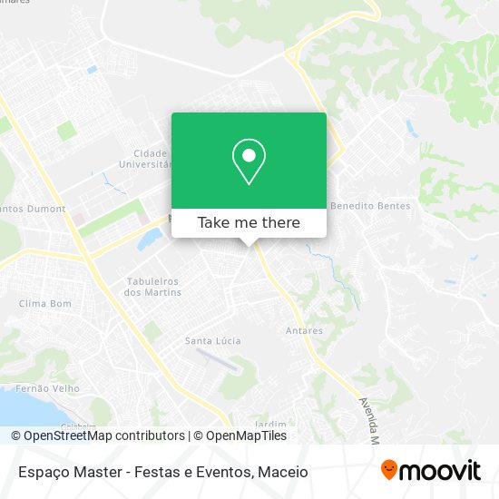 Espaço Master - Festas e Eventos map