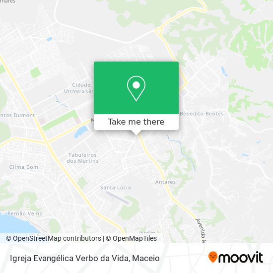 Igreja Evangélica Verbo da Vida map