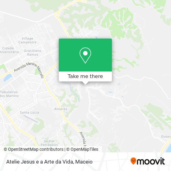 Atelie Jesus e a Arte da Vida map