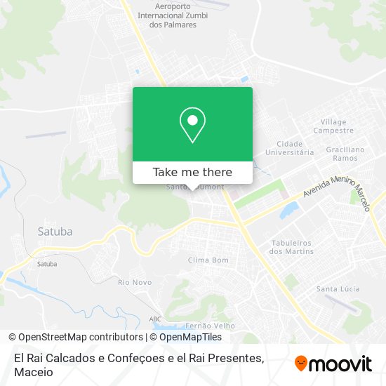 El Rai Calcados e Confeçoes e el Rai Presentes map