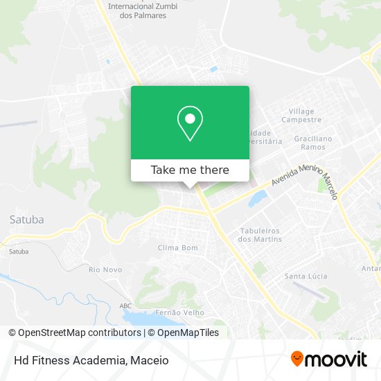 Mapa Hd Fitness Academia