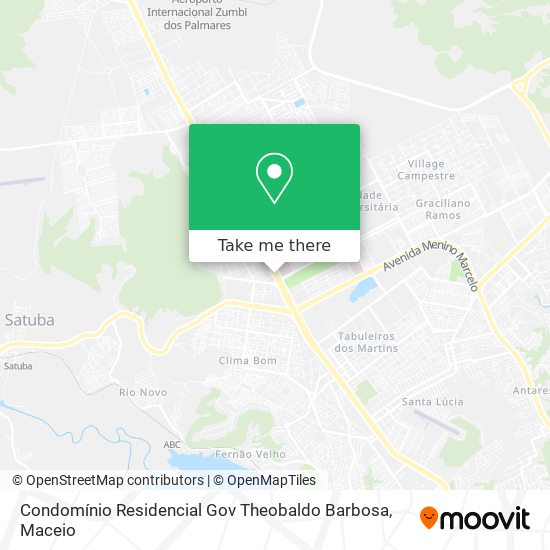 Condomínio Residencial Gov Theobaldo Barbosa map
