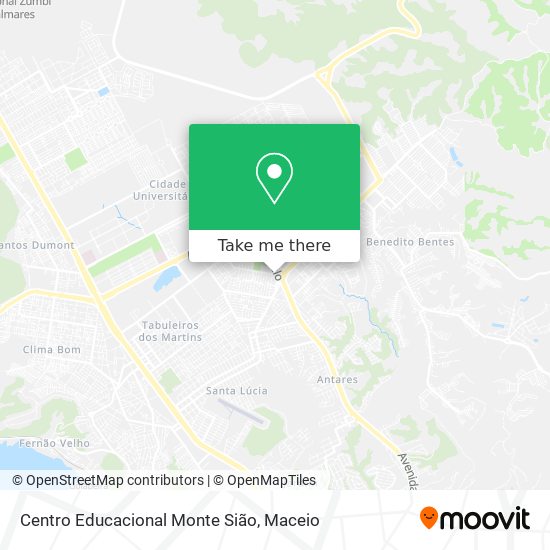 Centro Educacional Monte Sião map