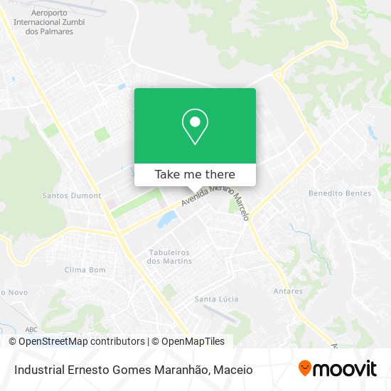 Industrial Ernesto Gomes Maranhão map