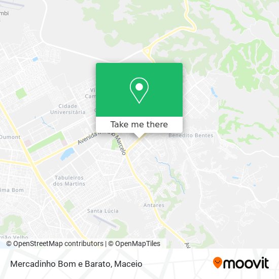 Mercadinho Bom e Barato map
