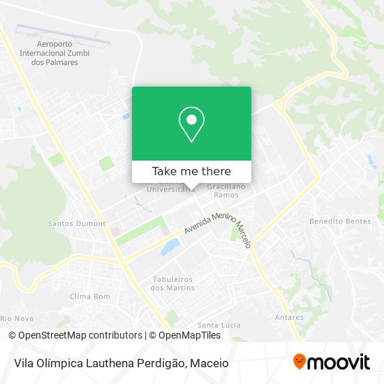 Vila Olímpica Lauthena Perdigão map