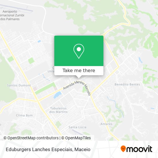 Eduburgers Lanches Especiais map