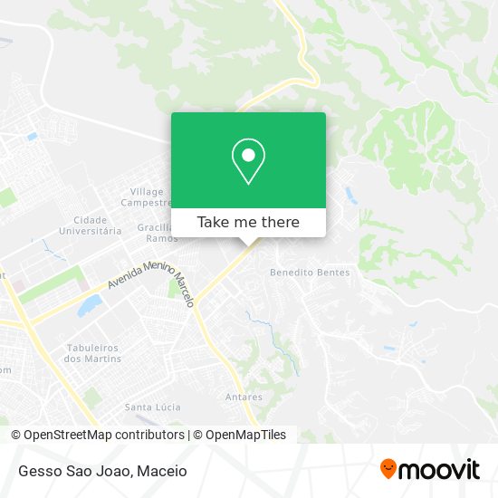 Gesso Sao Joao map