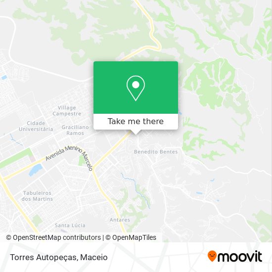 Torres Autopeças map