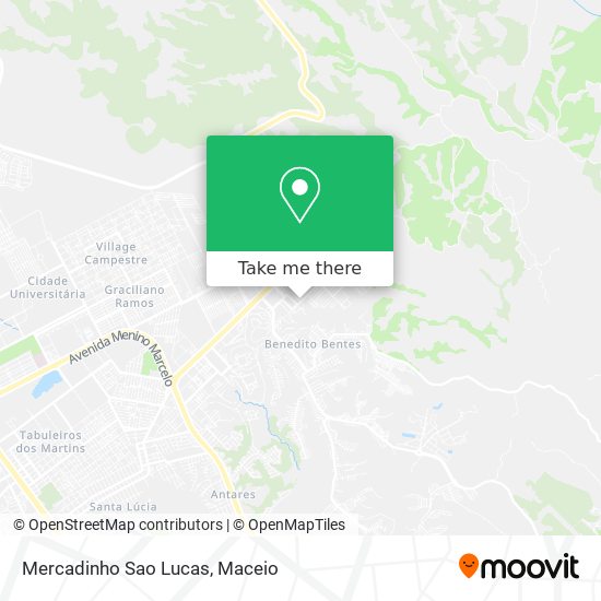 Mapa Mercadinho Sao Lucas