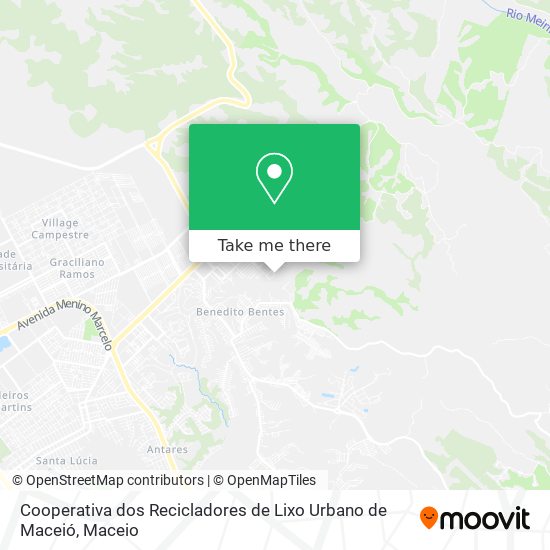 Cooperativa dos Recicladores de Lixo Urbano de Maceió map
