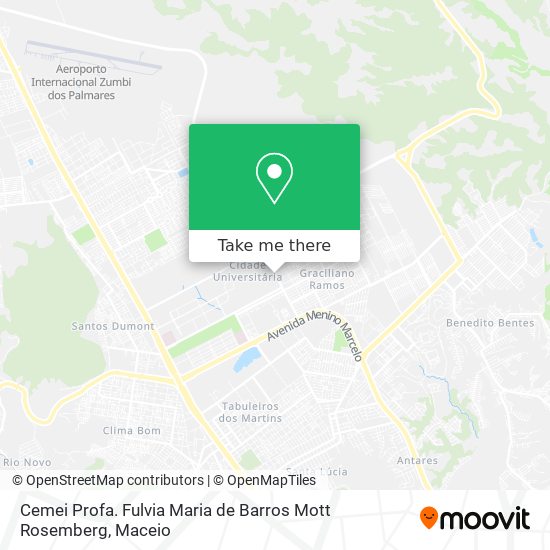 Cemei Profa. Fulvia Maria de Barros Mott Rosemberg map