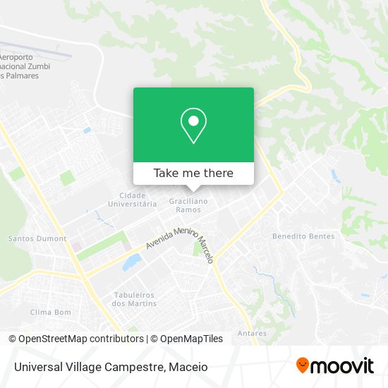 Universal Village Campestre map