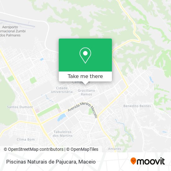 Piscinas Naturais de Pajucara map