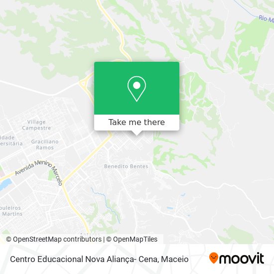Centro Educacional Nova Aliança- Cena map