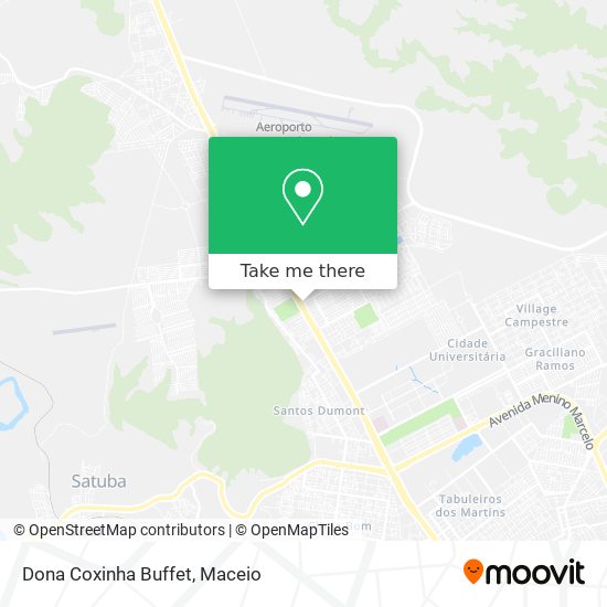 Dona Coxinha Buffet map