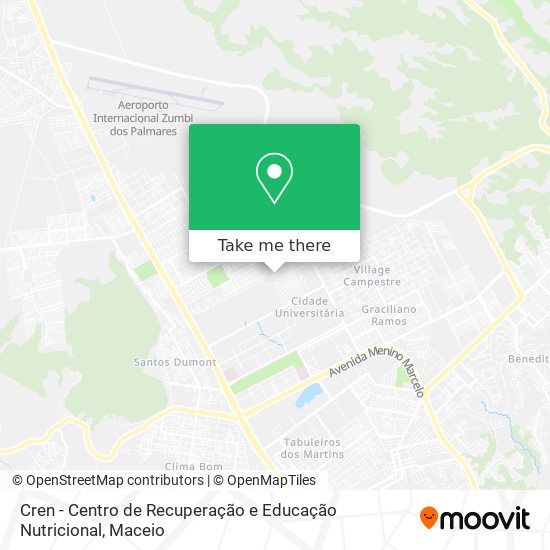 Cren - Centro de Recuperação e Educação Nutricional map