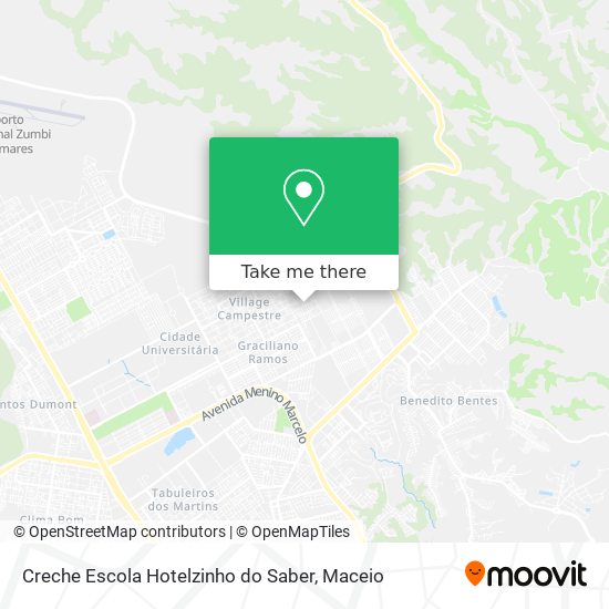 Creche Escola Hotelzinho do Saber map