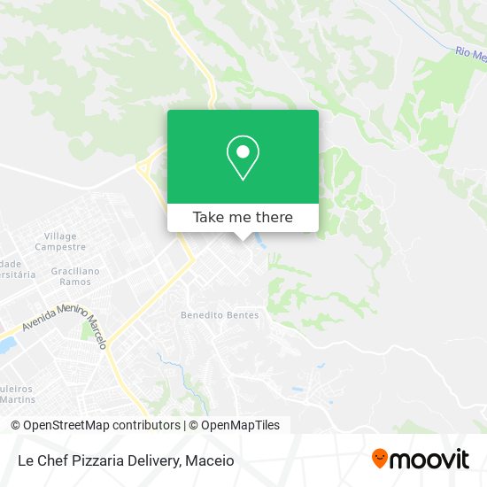 Le Chef Pizzaria Delivery map