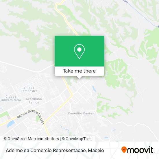 Adelmo sa Comercio Representacao map