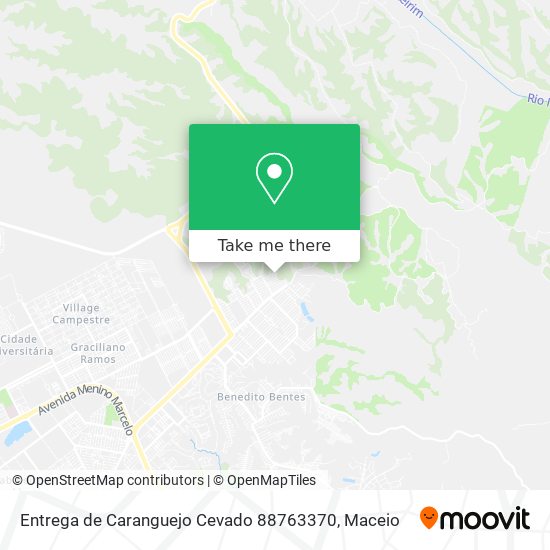 Entrega de Caranguejo Cevado 88763370 map