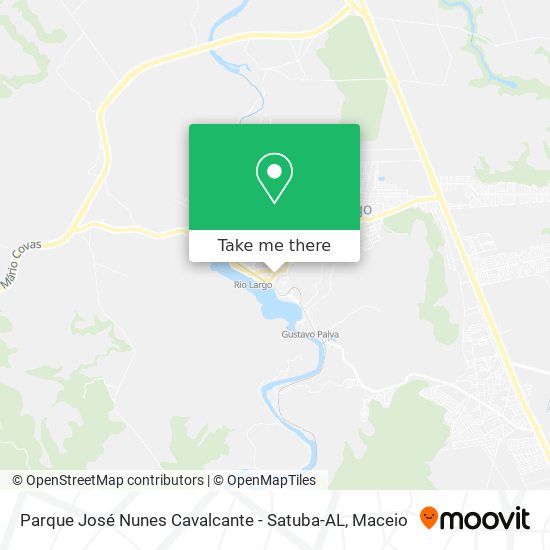 Parque José Nunes Cavalcante - Satuba-AL map
