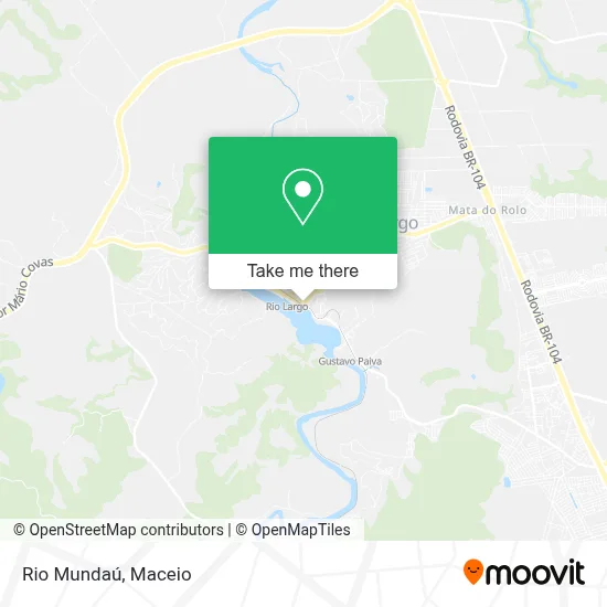 Rio Mundaú map