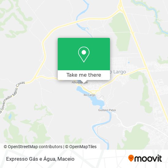 Expresso Gás e Água map
