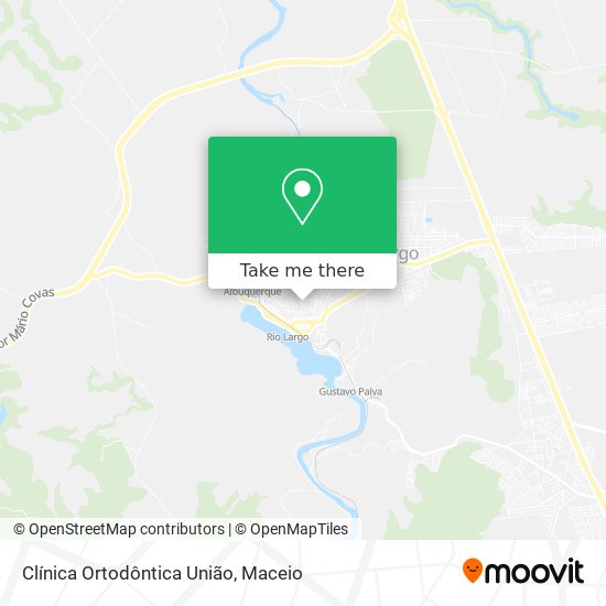 Clínica Ortodôntica União map