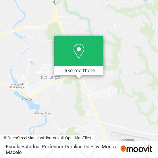 Escola Estadual Professor Doralice Da Silva Moura map