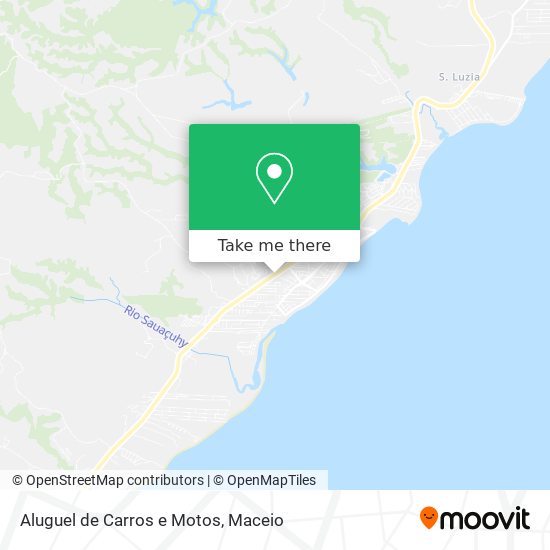 Aluguel de Carros e Motos map