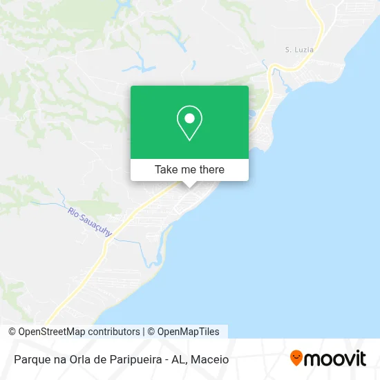 Parque na Orla de Paripueira - AL map