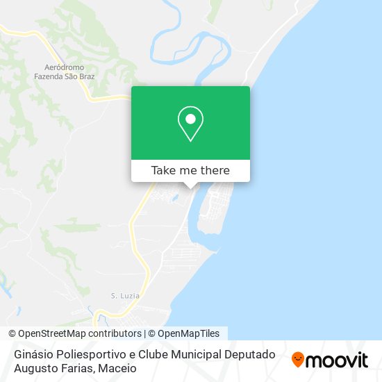 Ginásio Poliesportivo e Clube Municipal Deputado Augusto Farias map