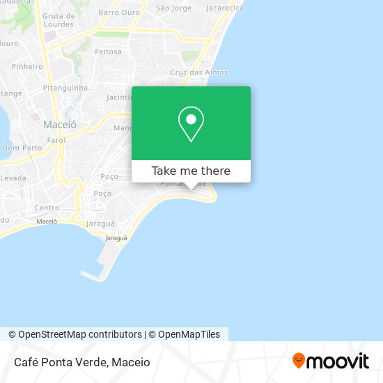Mapa Café Ponta Verde